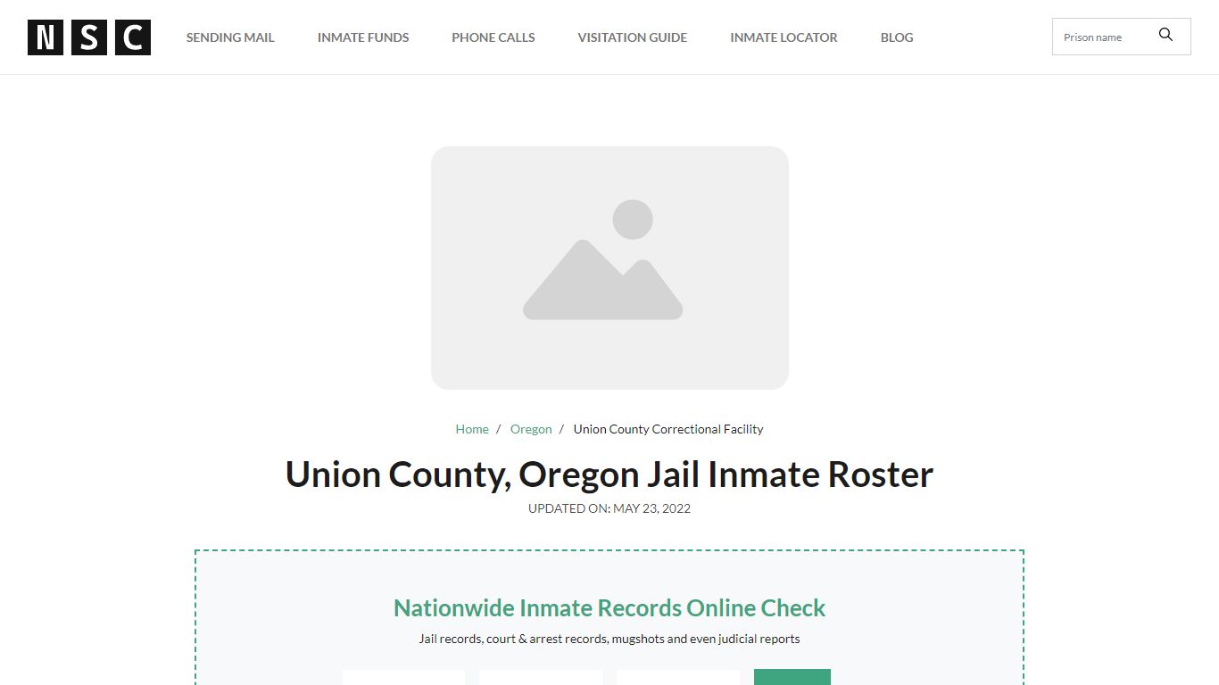 Union County, Oregon Jail Inmate List